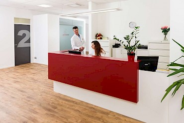 Rezeption und Anmeldung Coesfeld